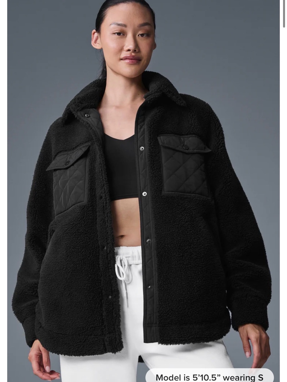 Alo Yoga Sherpa edge SHACKET jacket